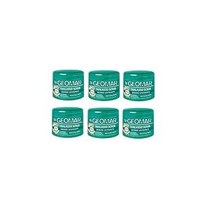GEOMAR | Thalasso Gommage Dermopurifiant, Effet Peau Neuve, Avec Sel Marin, Sel d’Epsom et Huile d’Amande, Made in Italy, 6 x 600 g