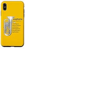 Fier Joueur de Euphonium Humour Dr&ocirc;le pour Fiert&eacute; Brass Band Coque pour iPhone XS Max