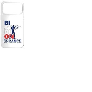 Biathlon Ski de Fond & Tir à la Carabine Team France Coque pour iPhone 17 Pro Max