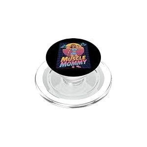 Anime Muscle Mommy Weightlifting Fitness Girl Aesthetic PopSockets PopGrip pour MagSafe