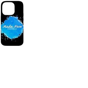Made New in Jesus Christ, Christian Faith Baptism 2 Cor 5:17 Coque pour iPhone 14 Pro