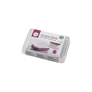 Rayher Base de savon à mouler, transparent, 200g, inodore, glycérine, 100% végétalien, selon les directives cosmétiques, testé dermatologiquement, arts créatifs-34226000
