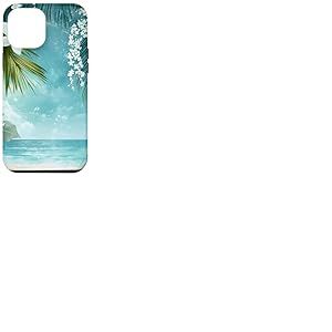 Plage Océan Tropical Hawaï Nature Été Coque pour iPhone 12 Pro Max
