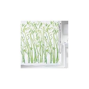Spirella Rideau de Douche Polyester BAMBUS 120x200cm Vert