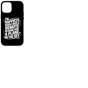 Maquette Planes Saying Happy Flying Rc Plane Coque pour iPhone 12/12 Pro