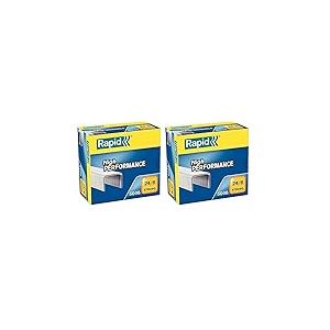 Rapid Strong Agrafes 24/6 x5000 (Lot de 2)
