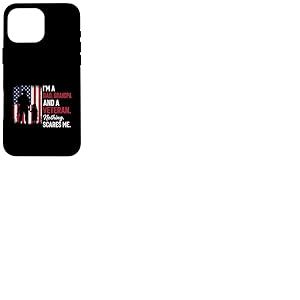 Drapeau américain patriotique pour papa, grand-père, vétéran Coque pour iPhone 16 Pro Max