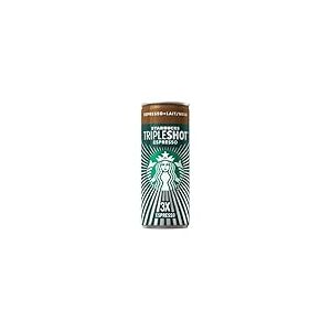 Starbucks® - TripleShot Espresso - Canettes 12 X 300 ml - Café Triple Espresso au Lait Prêt-À-Boire - Vendu En Lot de 12