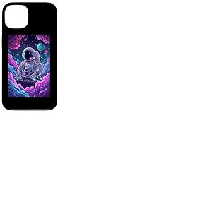 Galactic Groove DJ's Space Adventure Astronaute Moon Music Coque pour iPhone 13