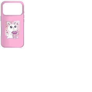 Lapin Boba Th&eacute; Kawaii Mignon dr&ocirc;le Coque pour iPhone 17 Pro