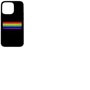 Pride Month Simple LGBT Rainbow Flag Coque pour iPhone 15 Pro Max