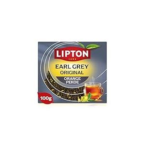 Lipton th&eacute; noir Earl Grey Orange en vrac 100 grammes
