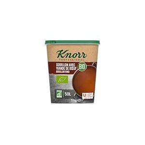 Knorr Bouillon avec viande de Boeuf Bio 1kg jusqu'à 50L