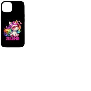 Zulema - Nom personnalis&eacute; - Licorne color&eacute;e - pour Femmes et Filles Coque pour iPhone 13