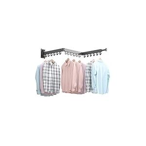 BOQORAD Étendoir Pliable pour buanderie, étendoir à vêtements, Support Mural de séchage, Support Mural, séchoir à Linge