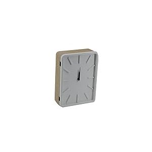 Vacchetti Horloge Bois Porte-clés Portail 8p rectangulaire, Bois, Blanc doré, Moyen