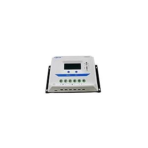 EPEVER PWM ViewStar VS-AU Series Régulateur de charge solaire 10-60A, 12V/24/36/48VDC avec écran LCD et 2x port USB, mise à la terre positive commune