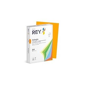 REY® ADAGIO, papier couleur potiron, 80g, A4, PEFC™, ramette de 500 feuilles