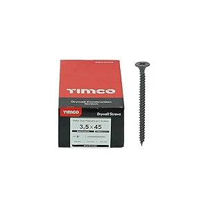 Timco PH2 Vis pour cloison sèche - Noir (Boîte de 1000), 00045DRY
