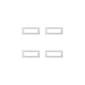 Plaque compatible ViMAR plana, plaques en plastique set 4 pièces 7 places pour remplacement des plaques existantes - s'adaptent parfaitement au support d'origine