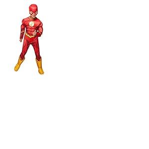 Rubie's Rubies Costume Officiel DC Superhero The Flash Deluxe pour Enfant Taille S 3-4 Ans Multicolore Halloween