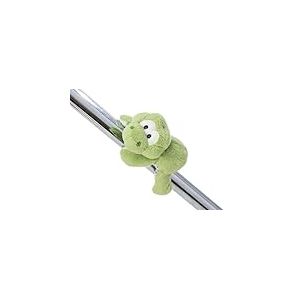NICI MagNICI 62265 Grenouille Fridolin en peluche avec aimant, 12 cm, verte, adh&egrave;re aux surfaces en m&eacute;tal, aux tableaux magn&eacute;tiques et aux poign&eacute;es de sac, compagnon de voyage, excellent cadeau