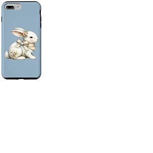 Illustration de Lapin Cottage Floral Coque pour iPhone 7 Plus/8 Plus