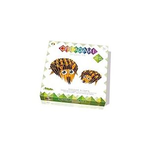 CreativaMente- Creagami 3178718 Origami 3D Sculpture en Papier Hérisson Kit de Bricolage pour Adultes et Enfants à partir de 7 Ans 204 pièces, 716