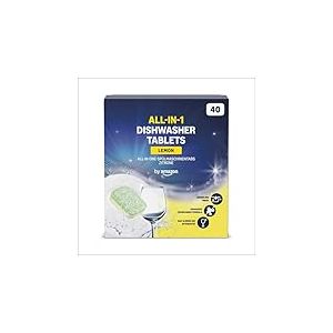 by Amazon - Tablettes Tout-en-Un pour Lave-Vaiselle, Parfum, Citron, 40 tablettes