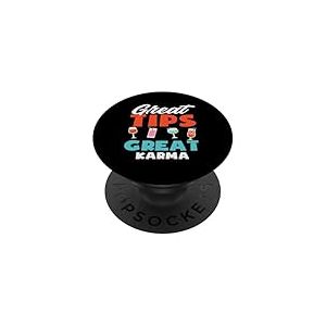 Barman Barman Excellents Conseils Super Karma Boissons Amusantes PopSockets PopGrip Adhésif