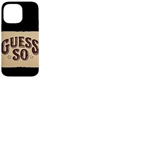 Superbe Costume Guess So Speech Coque pour iPhone 14 Pro Max