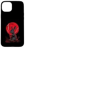 Lapin Cr&acirc;ne Lune Gothique Homme Femme Cr&acirc;ne Lapin Coque pour iPhone 15 Plus