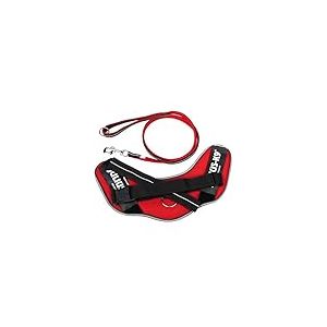 IDC Powair Bundle - Harnais IDC Powair, Taille: XL/2, Rouge + Laisse IDC Powair, Taille: 1,2 m avec poignée et Grand Mousqueton, Rouge
