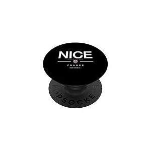 Joli Souvenir de France Joli Cadeau Voyage en France Nice Ville PopSockets PopGrip Adh&eacute;sif