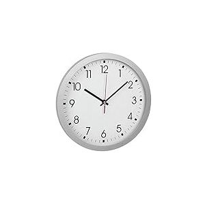 TFA 60.3035.02 Horloge Murale électronique, 300 mm Argenté