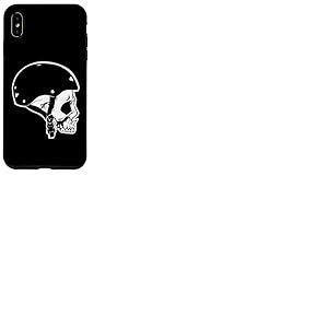 T&ecirc;te de Mort avec Casque de Skateboard Coque pour iPhone XS Max