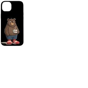 Look Amusant d'ours du Matin pour Adultes et Enfants Coque pour iPhone 14 Plus
