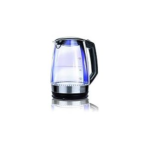 MPM mcz-83 Bouilloire électrique, 2200 W, 1.7 L, 0 decibeles, cristal, transparence