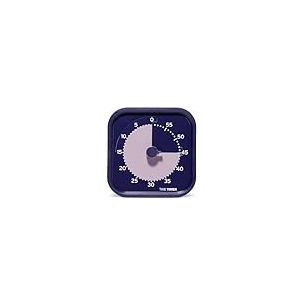 Time Timer Mod Home – Série métallique – Compte à rebours visuel de 60 Minutes de Taille individuelle pour TDAH, Adultes, étudiants et Pomodoro avec Fonctionnement Silencieux (Indigo métallique)
