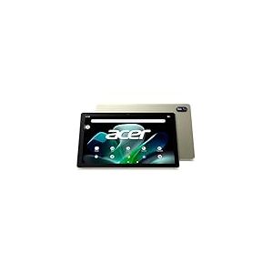 Acer Iconia Tab M10-11, Tablette Tactil 10,1'' WUXGA IPS avec Bumper Case (MediaTek M8183C, RAM 4 Go, SSD 128 Go, Bluetooth, USB-C, Wi-Fi, MicroSD, Android 12), Tablette Champagne avec Finition Métal