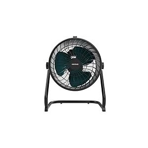 Cecotec Ventilateur de Sol Industriel Proindustry Flowcannon, 150W, Carcasse Métallique, 3 Vitesses, 1300 Tr/min, Débit d'Air 4800 m³/h, Grille de Protection, Design Stable, Inclinaison Réglable