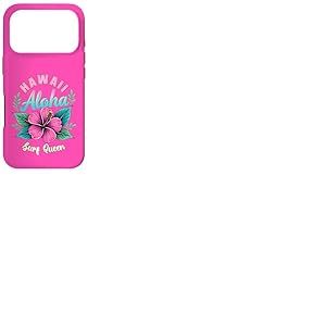 Hawaii Aloha Surf Queen Tropical Hibiscus T-Shirt pour Femme Coque pour iPhone 17 Pro