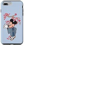 Disney Mickey Mouse in Kimono Cherry Blossoms Spring Sakura Coque pour iPhone 7 Plus/8 Plus