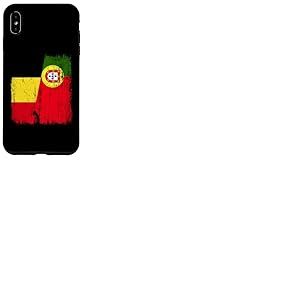 Maillot belge portugais demi drapeau belge portugal Coque pour iPhone XS Max