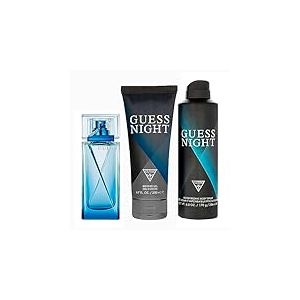 Guess Night Coffret Cadeau pour Homme 3 Pi&egrave;ces 1 Unit&eacute;