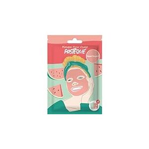 Masque Tissu Visage Facial Pastèque - Soin Nourrissant et Hydratant - Soin Express en 10 Minutes - Pour Peau Douce et Éclatante - Routine Skincare Visage et Beauté - French Tendance