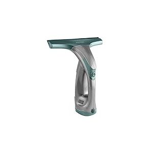 Petra PF0749VDEEU10 Aspirateur à vitres sans fil, batterie rechargeable 3,7 V, raclette légère, réservoir 60 ml, 30 min d'autonomie, sans traces, élimine la condensation des douches et carrelages