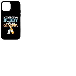 Funny My Drinking Buddy Calls Me Grandpa | Petits-Enfants Coque pour iPhone 12 Mini