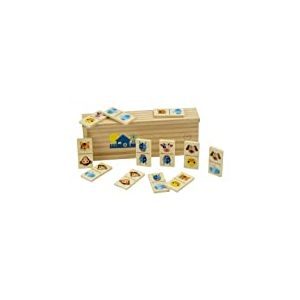 Science4you Jeu de Domino pour Enfant - Domino en Bois avec Dessins d'animaux - Jeux en Bois pour Enfant 3+ Ans - Jouet en Bois pour Enfants - Jeux Educatif e Cadeau pour Garcon e Fille 3+ Ans