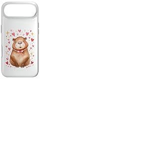 Adorable Capybara Croquette Rose n&oelig;ud &eacute;toiles Enfants Filles Filles Filles Coque pour iPhone Air
